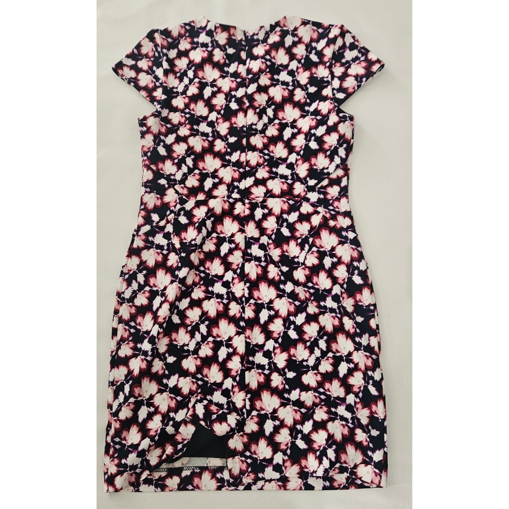 Banana Republic Navy and Pink Floral Mini Dress, 0, NWT ✔️ - Picture 4 of 8